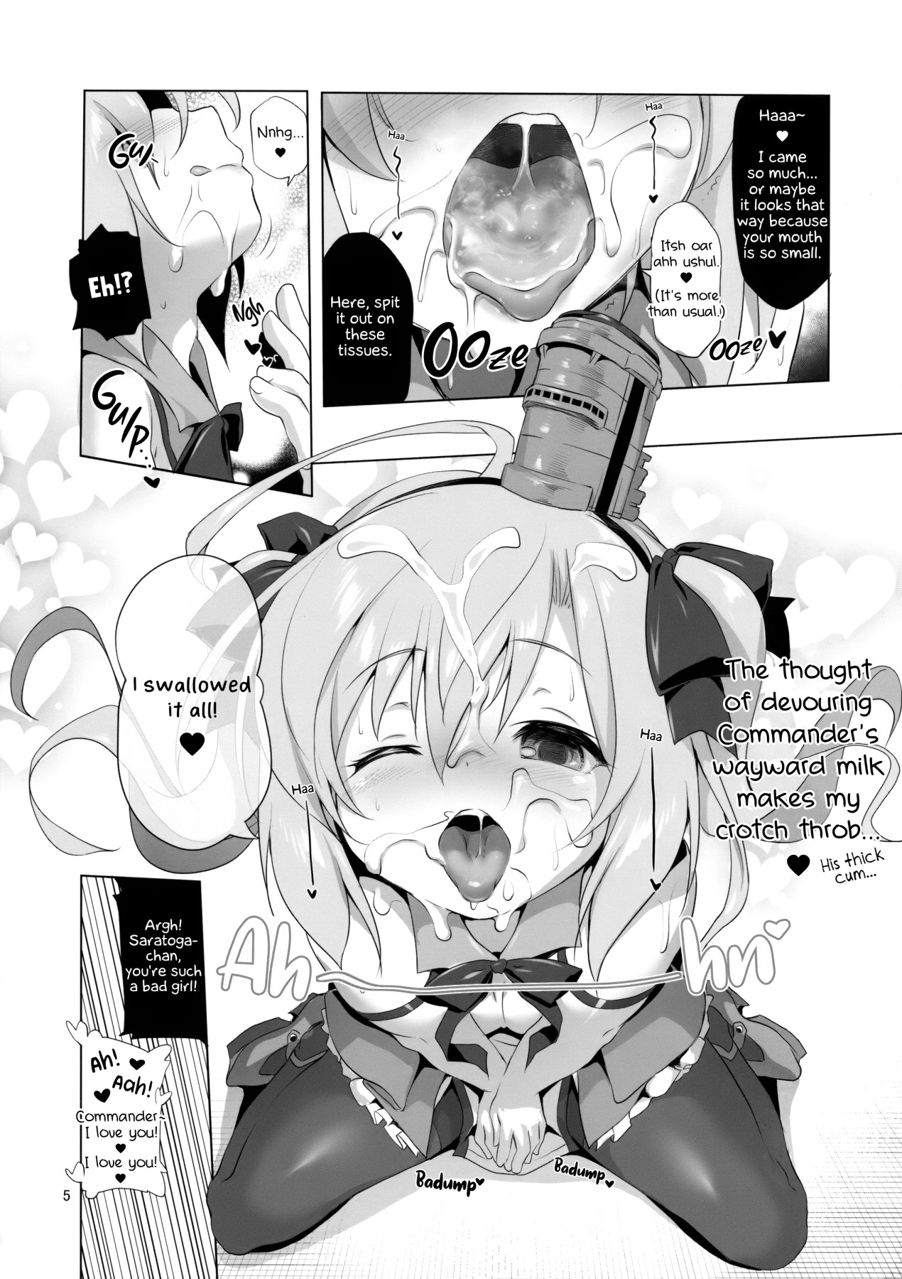 Hentai Manga Comic-Saratoga-chan's Grand Prank Strategy!?-Read-4